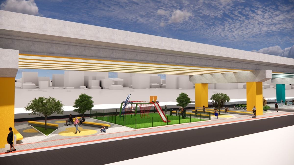 Parque Linear construído sobre o Canal da Costa, em Vila Velha por Reprodução