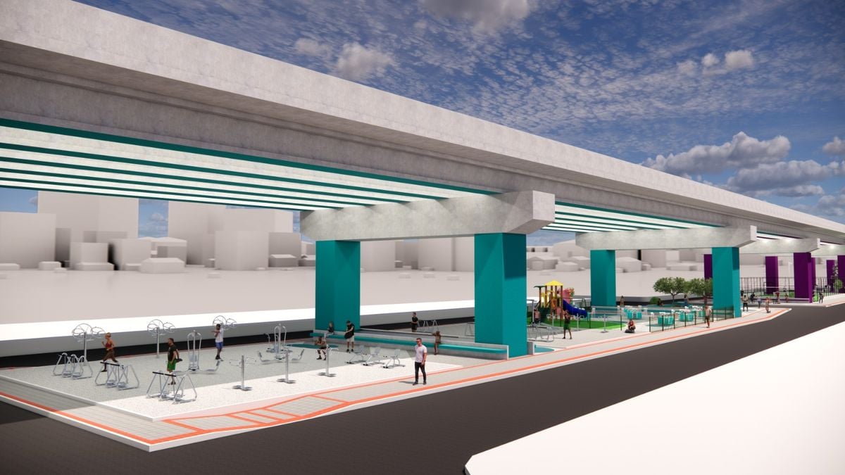 Parque Linear construído sobre o Canal da Costa, em Vila Velha por Reprodução