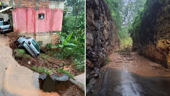 Temporal de quinta-feira (9) causou transtornos em toda a cidade. Equipes da Defesa Civil Municipal contabilizam os prejuízos