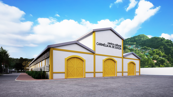 Como deve ficar o Centro Cultural Carmélia após a revitalização