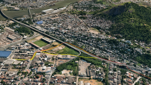Em conexão com a Segunda Ponte, viadutos serão construídos para acesso ao Terminal de Jardim América