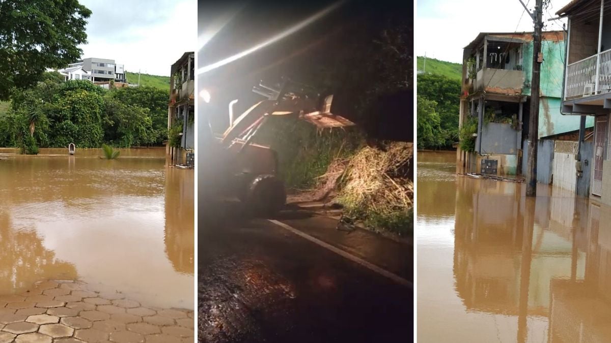 Rio transborda e duas famílias ficam desalojadas em Guaçuí 