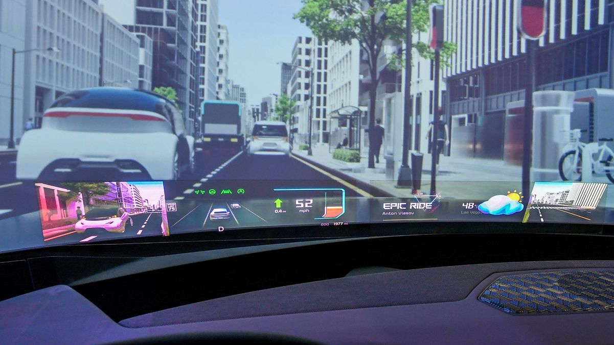 Display holográfico no para-brisa foi uma das inovações apresentadas pela Hyundai na CES 2025