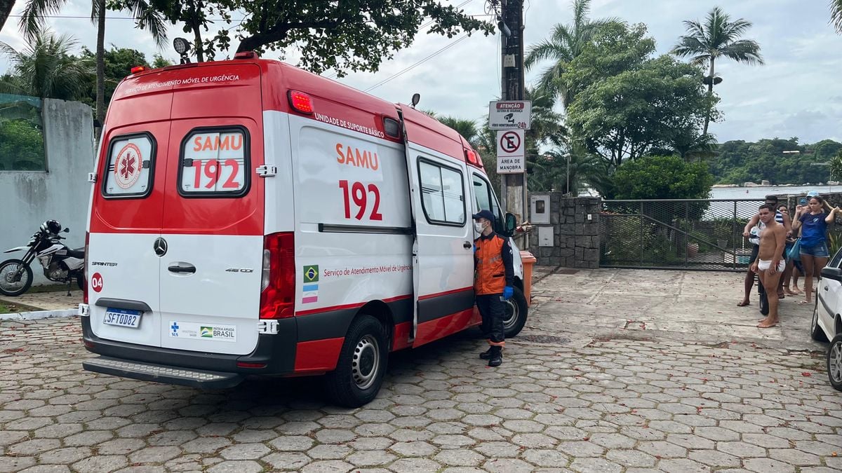 Equipe de resgate fez massagem cardíaca no jovem ainda no local da ocorrência, mas vítima não resistiu