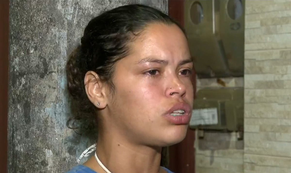 A dona da residência, Keila dos Santos, relatou com tristeza como tudo aconteceu
