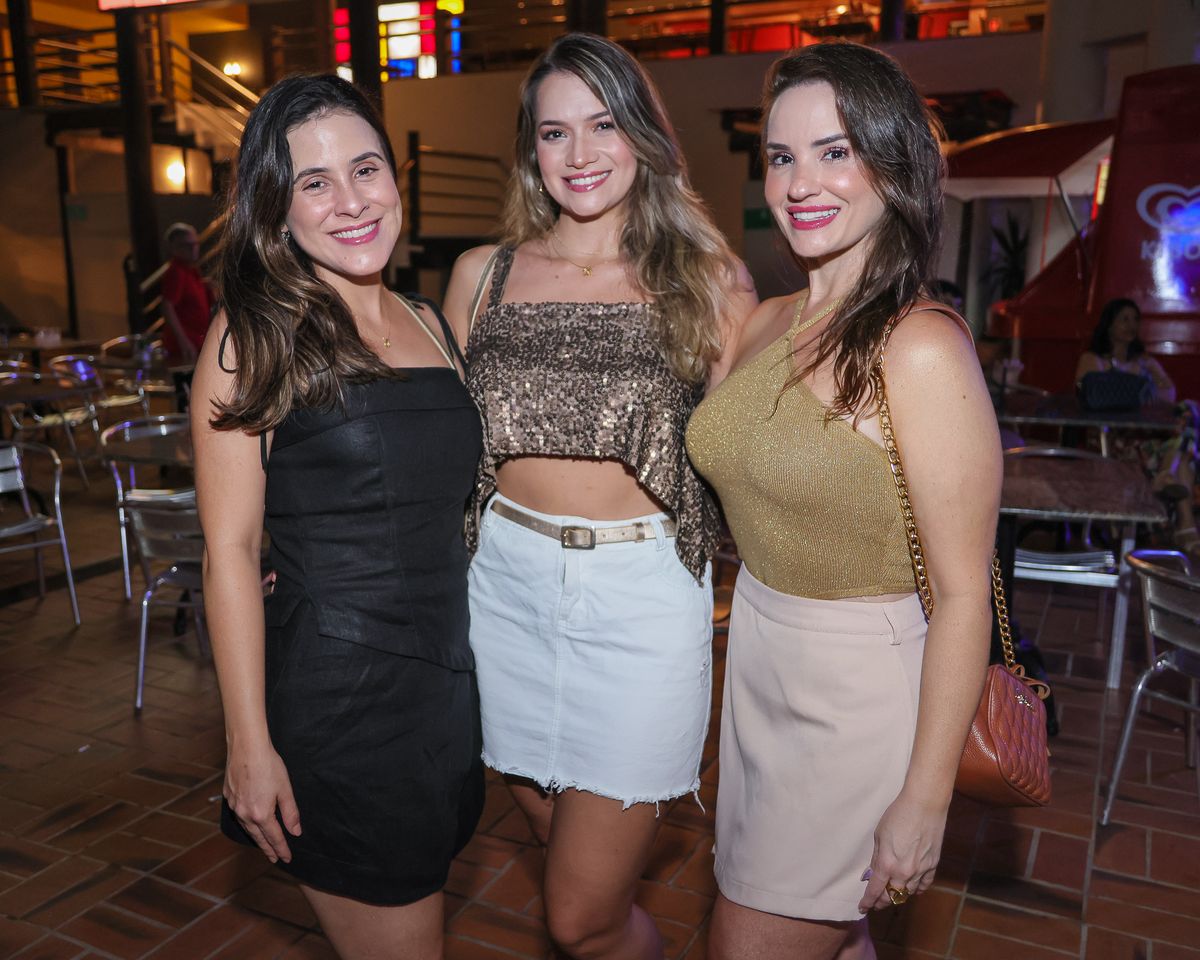 Lívia Gaspar, Dany Figueiredo e Regina Milanez  