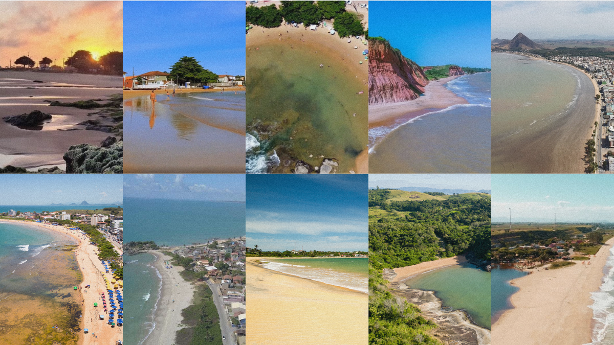 Praias da região Sul