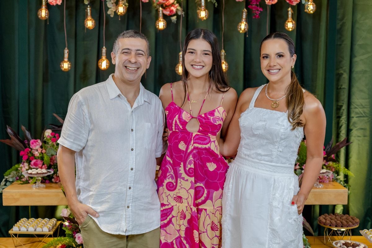 Jorge Henrique Botti, Júlia Closs e a aniversariante Sil Closs