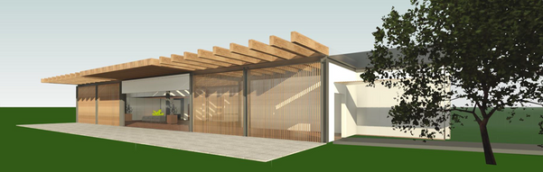 Projeção do novo terminal de passageiros no Aeroporto de Cachoeiro de Itapemirim