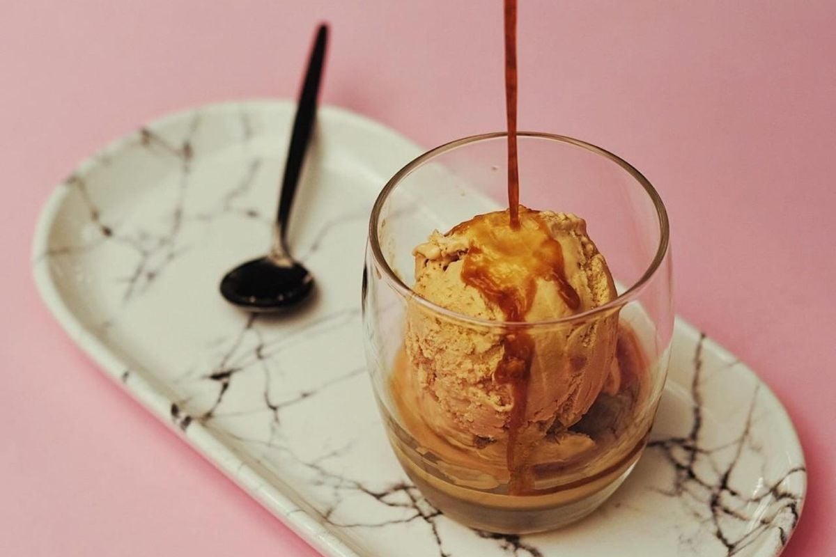 Affogato da cafeteria Pepe Pâtisserie, em Domingos Martins