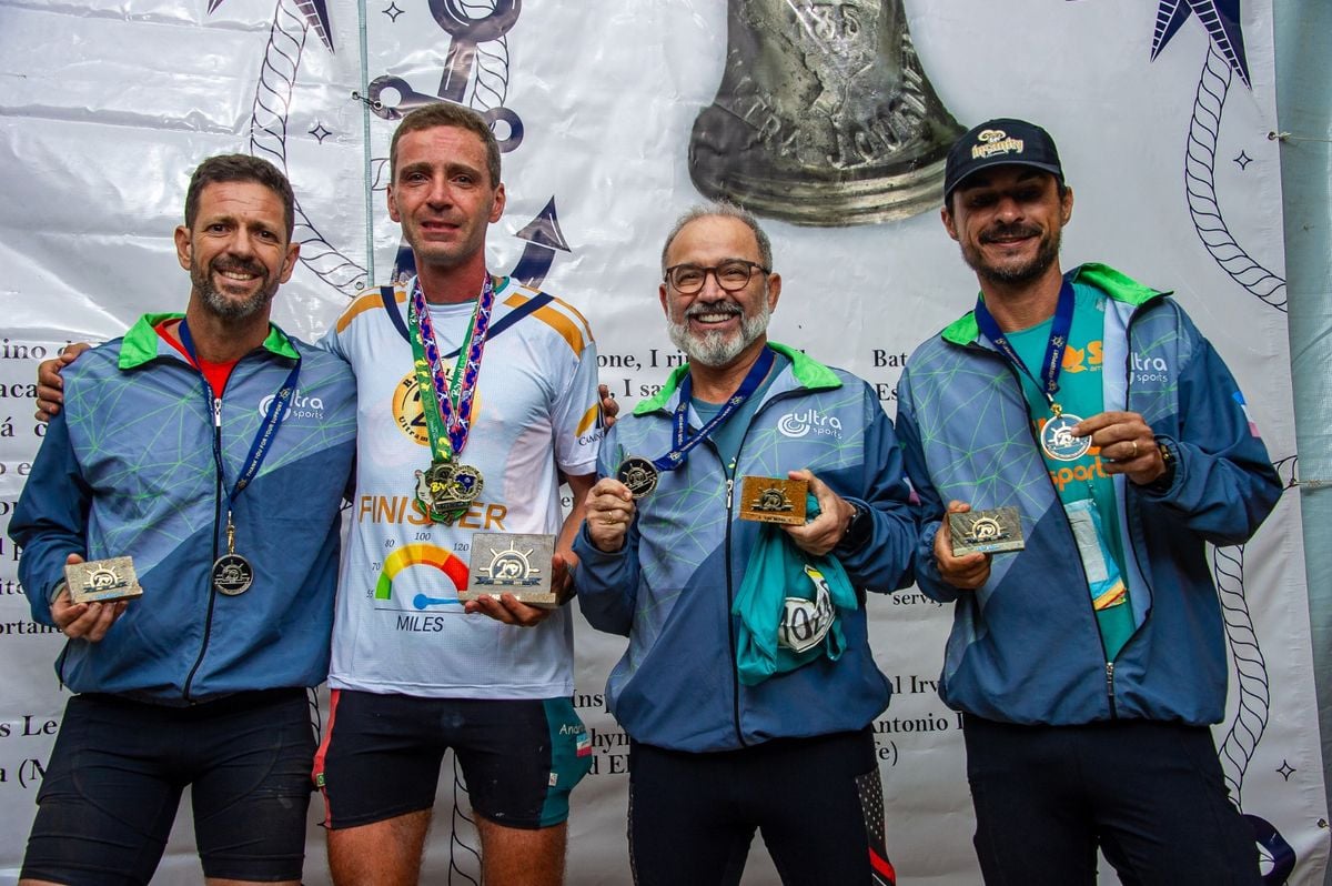 André e sua equipe de apoio 