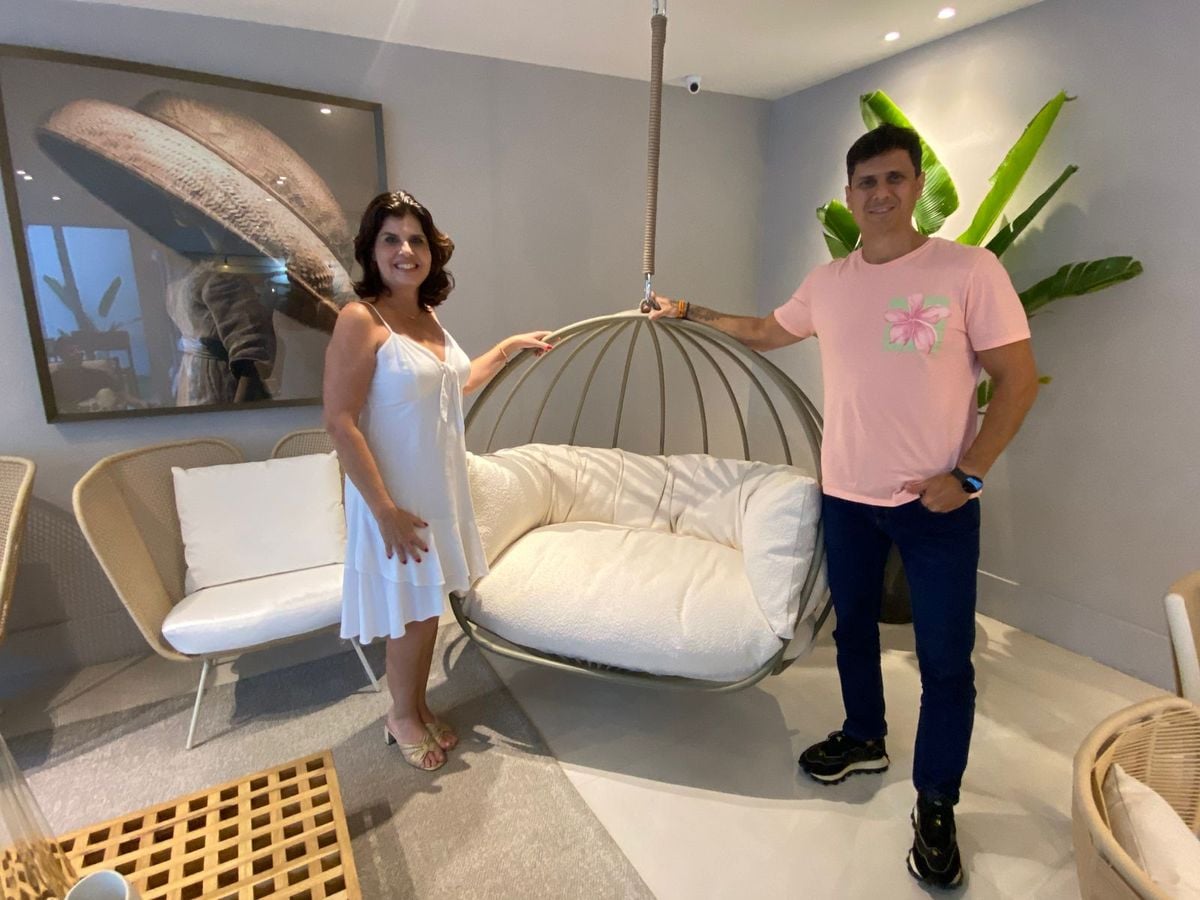 Ruth Rebello com Christian Vieira