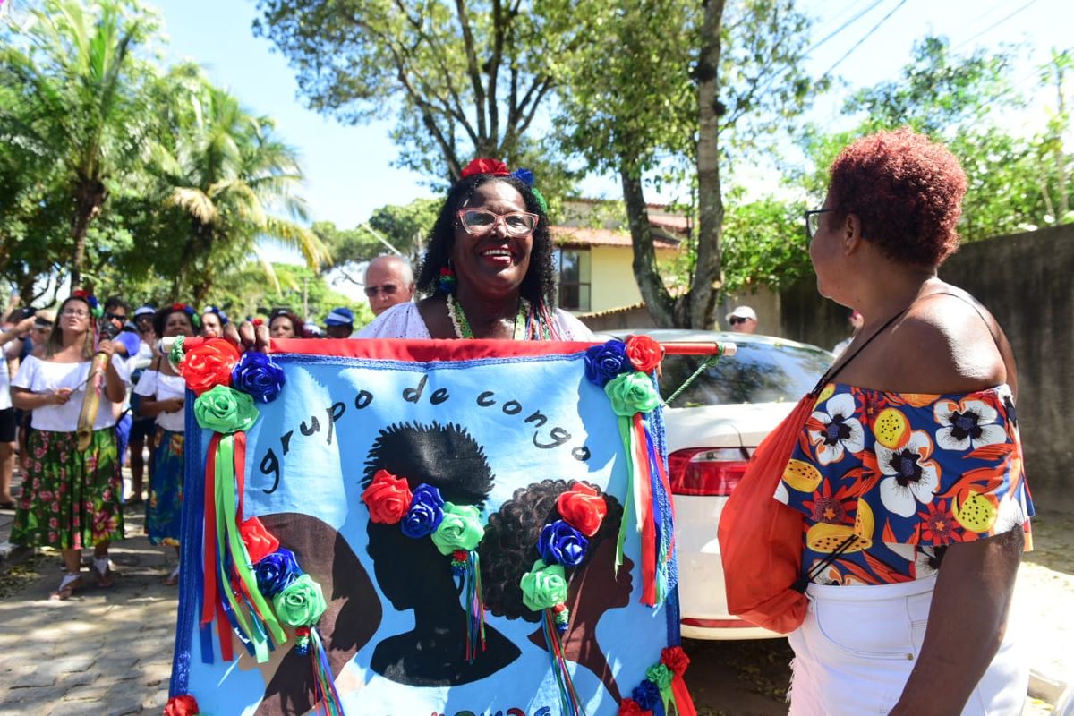 A inauguração teve programação cultural, com apresentação de diversas bandas de congo por Ricardo Medeiros 