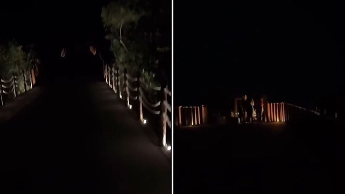 Leitores flagraram iluminação noturna da Ponte da Madalena