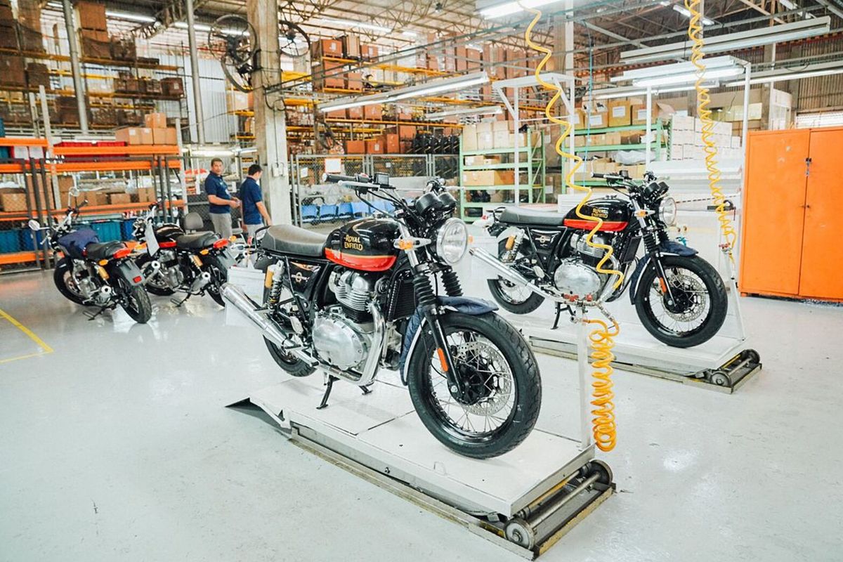 Fábrica da Royal Enfield no Polo Industrial de Manaus