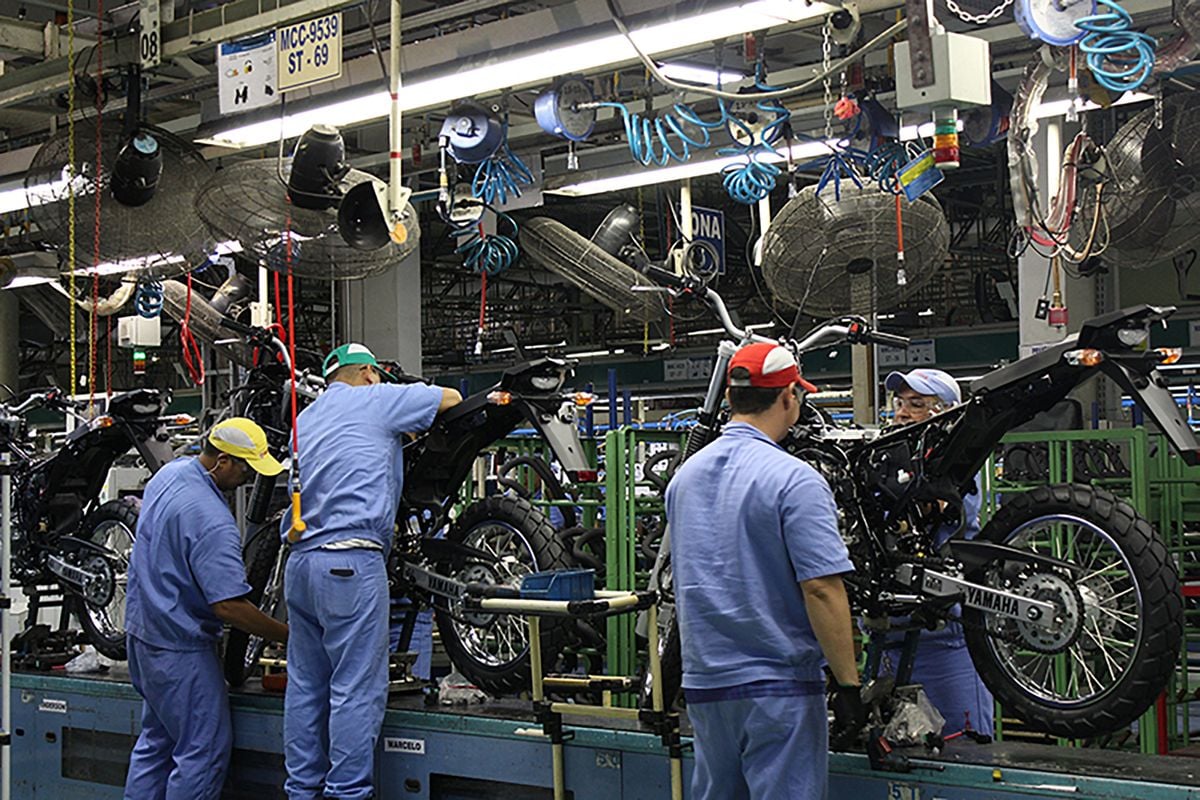 Fábrica da Yamaha no Polo Industrial de Manaus