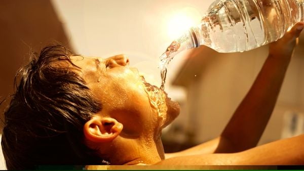 Homem com calor