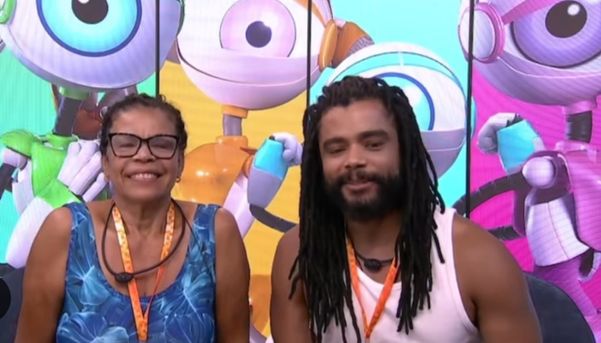 Vilma e Diogo no BBB 25
