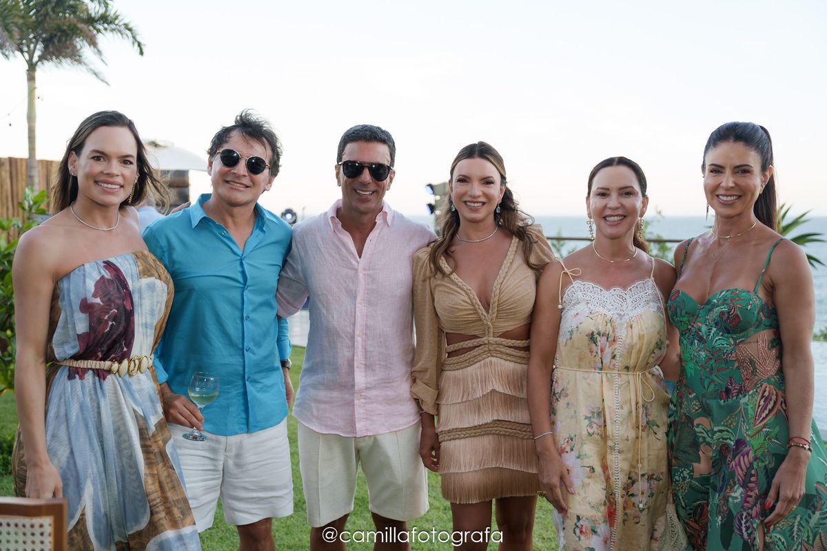 Andressa Allen, Netto Soares, Leo e Patricia Castro, Heliene Del Esposti e Marcia Gabriella Mule