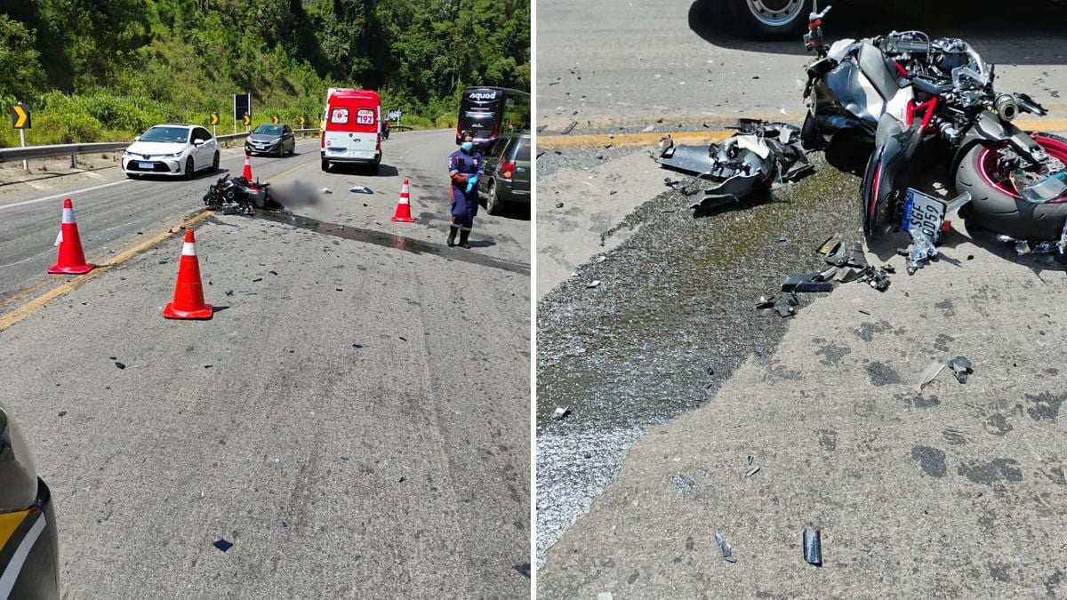 Motociclista morre em acidente na BR 262