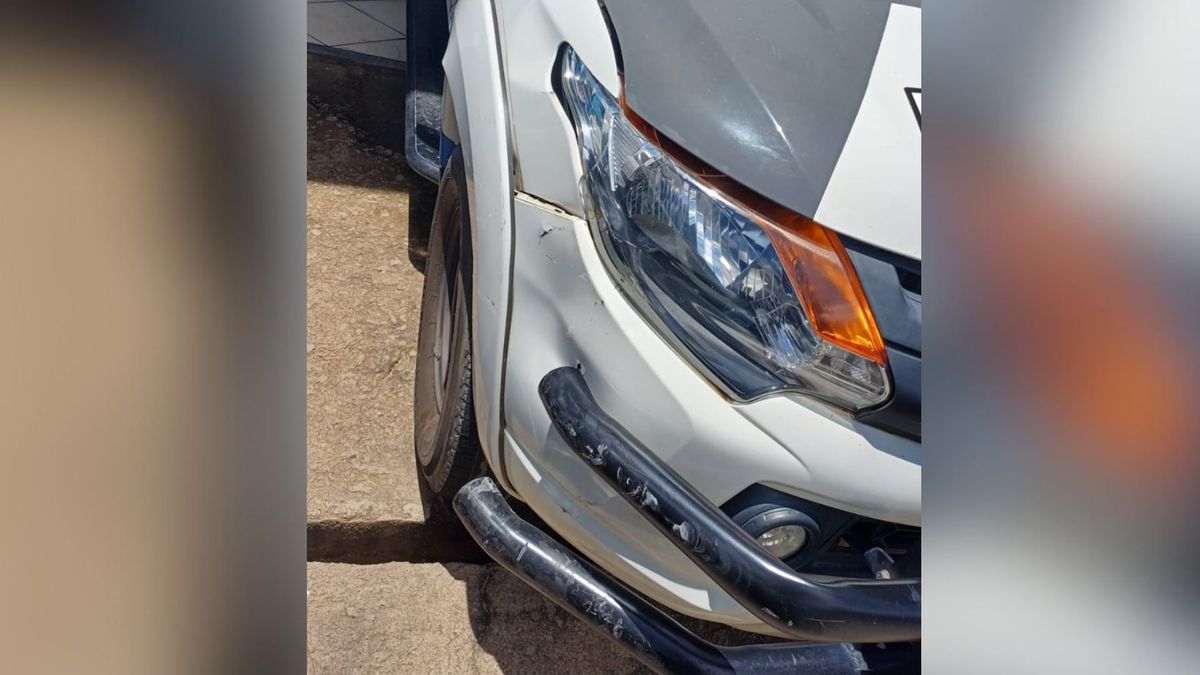 Suspeito bateu em três veículos, incluindo um carro da PM