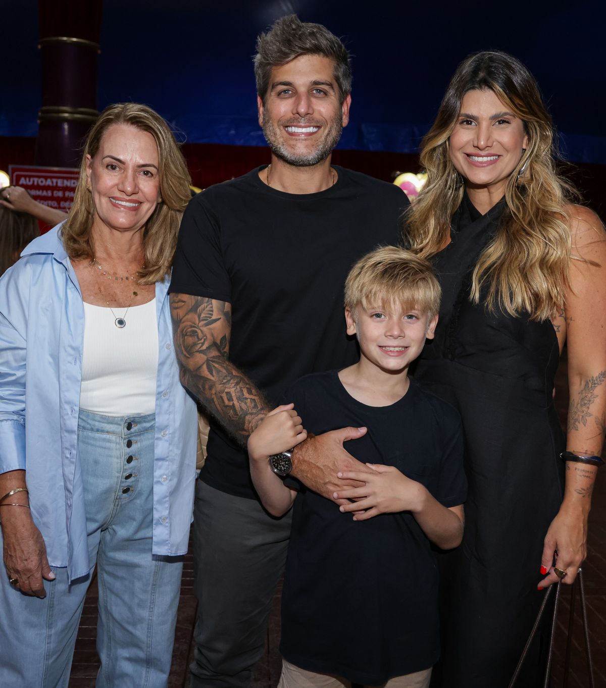 Ana Abinel Mori Passamani,Rodrigo Abelha, Alline Passamani e Rodriguinho