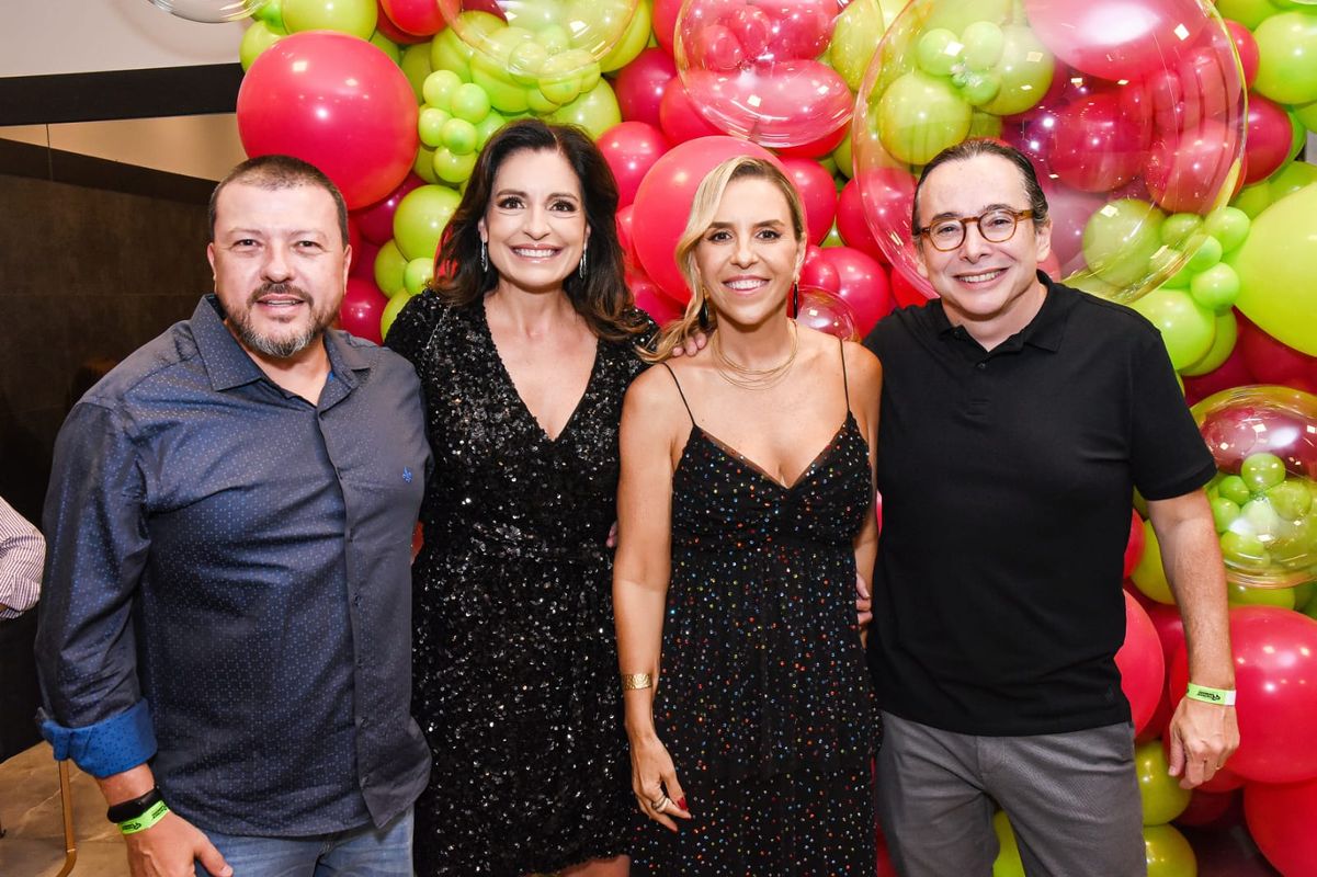 Haroldo Santos Filho e Claudia, Bartira Almeida e Nelson Teixeira