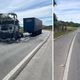 Imagem - Carreta pega fogo e bloqueia o trânsito na ES 297 em Apiacá