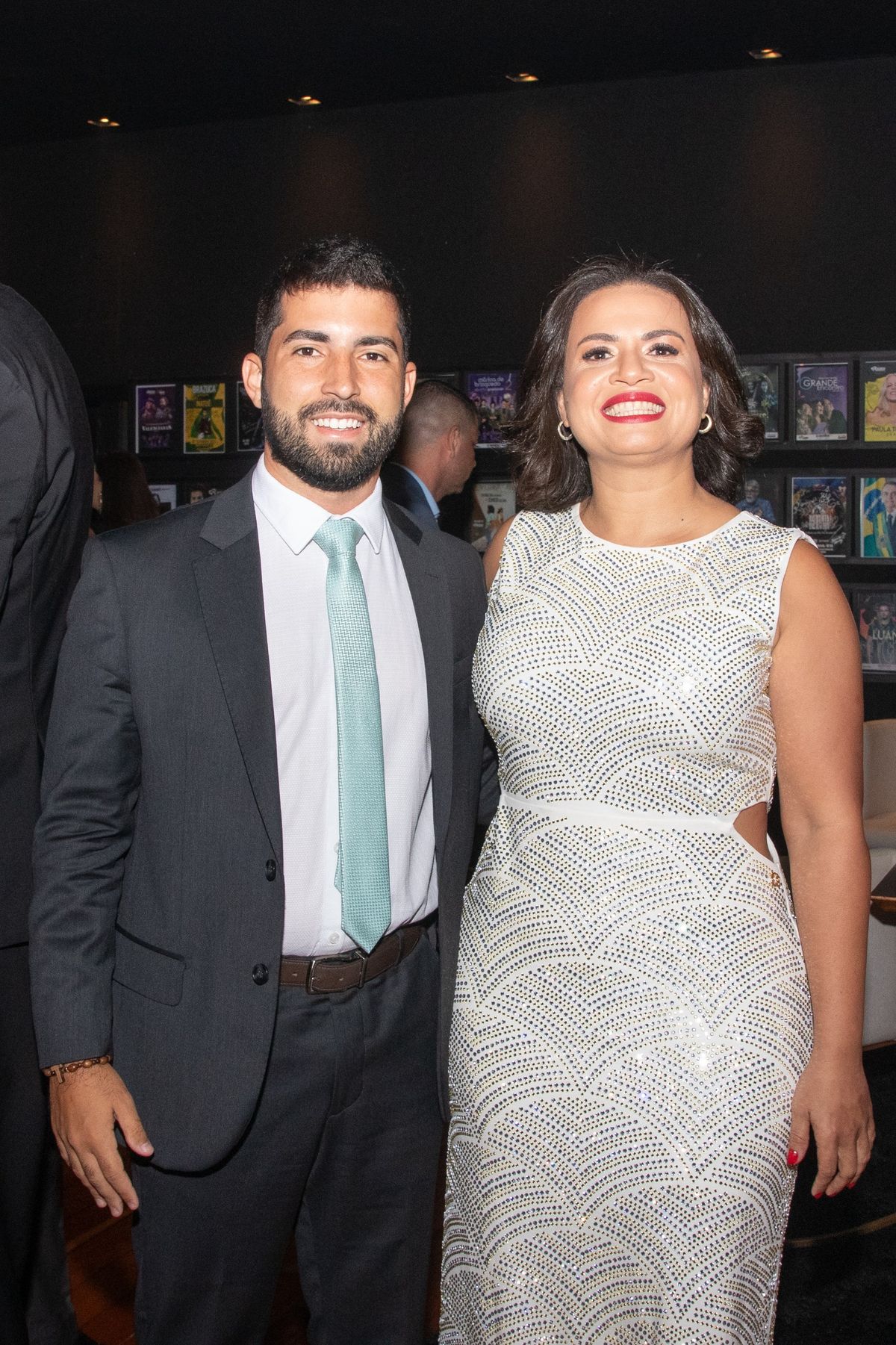 Aylton Dadalto, vereador e Kelly Andrade, presidente da CAAES - OAB-ES