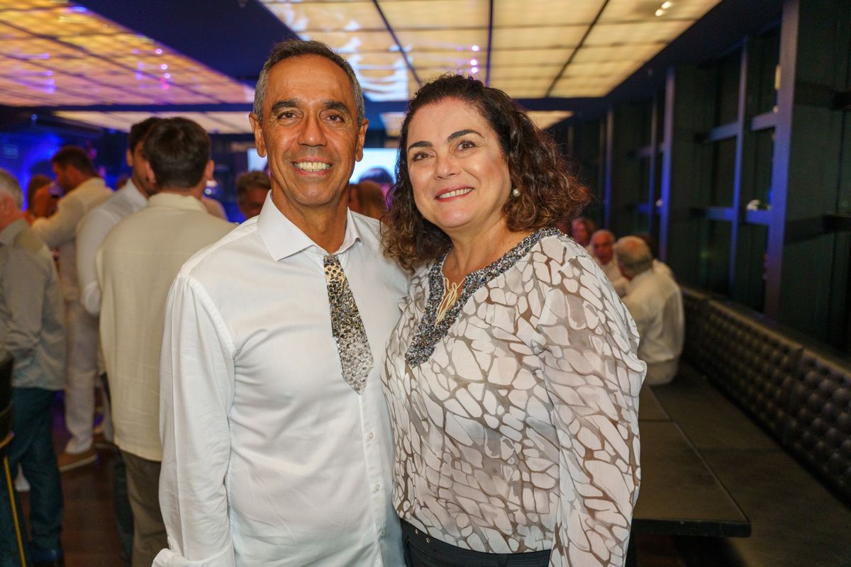 Cesinha e Adriana Saade