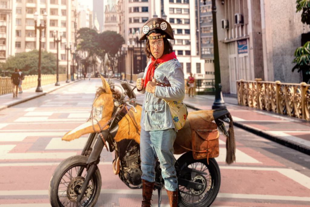 Em ‘O cangaceiro do futuro’, Virguley volta para 1927 e é confundido com Lampião (Imagem: Reprodução digital | Netflix)