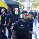 Chegada da equipe do Vasco da Gama no hotel Sheraton em Vitória