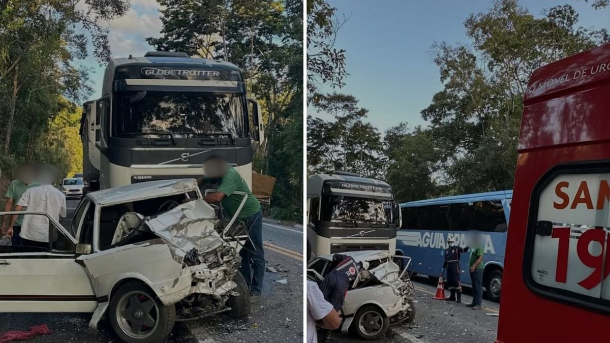 Acidente na BR 262, em Domingos Martins, na região Serrana do Espírito Santo, deixou uma pessoa morta.