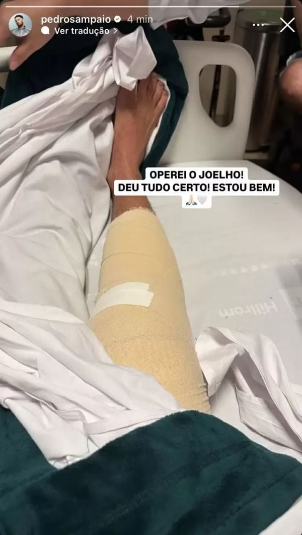 Pedro Sampaio passa por cirurgia para corrigir lesão no joelho