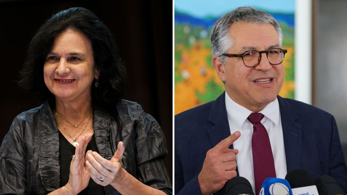 Os ministros Nísia Trindade e Alexandre Padilha