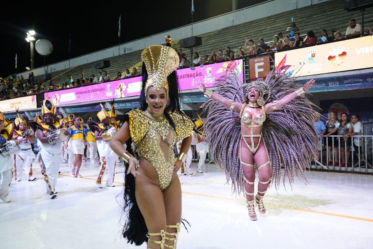 Campeã do Grupo B em 2024, Rosas de Ouro abriu os desfiles do Grupo de Acesso nesta sexta no Sambão por Fernando Madeira