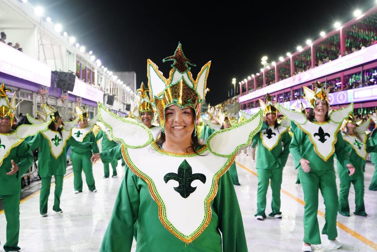 Campeã do Grupo B em 2024, Rosas de Ouro abriu os desfiles do Grupo de Acesso nesta sexta no Sambão por Fernando Madeira