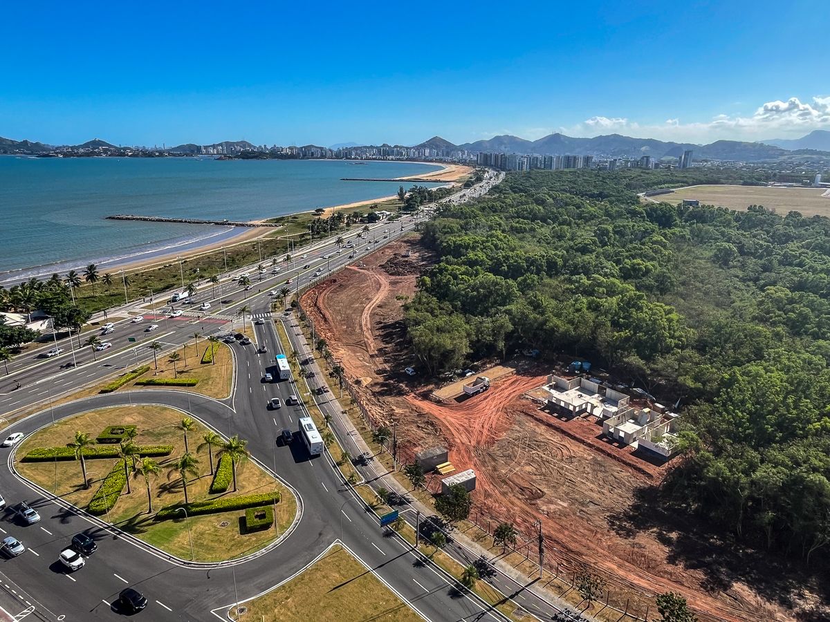Início das obras do mergulhão em Jardim Camburi por Vitor Jubini