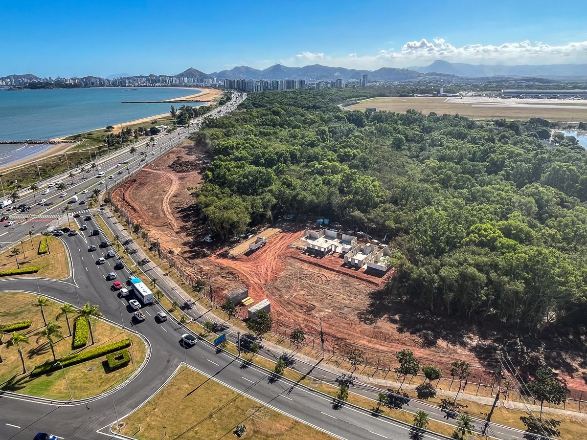 Início das obras do mergulhão em Jardim Camburi por Vitor Jubini