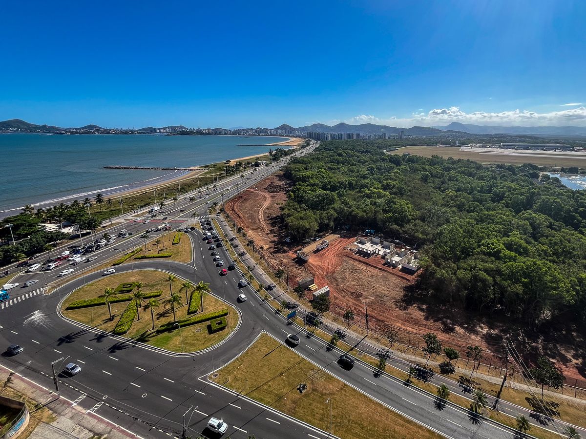 Início das obras do mergulhão em Jardim Camburi por Vitor Jubini