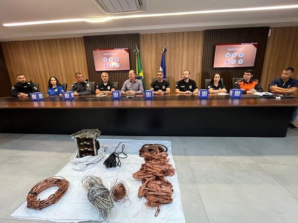 Mais de 320 kg de fios metálicos apreendidos em operação no ES