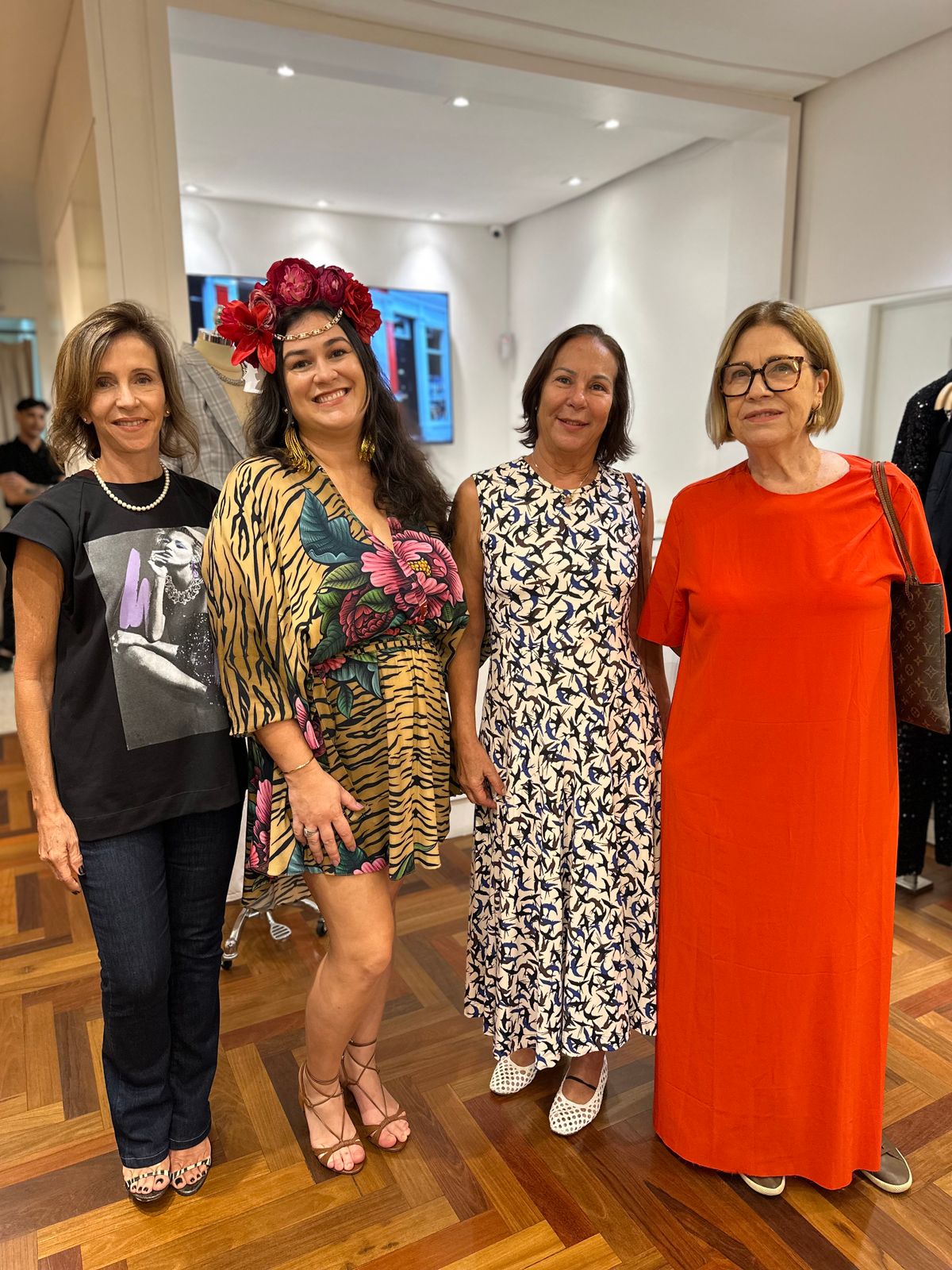 Claudia Larica, Laila Castiglioni, Regina Oliveira, Tete Rauta 