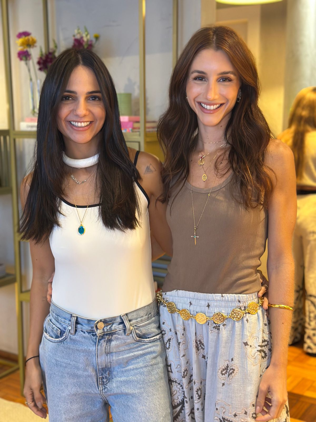 Dani Barreto e Carolina Hemerly