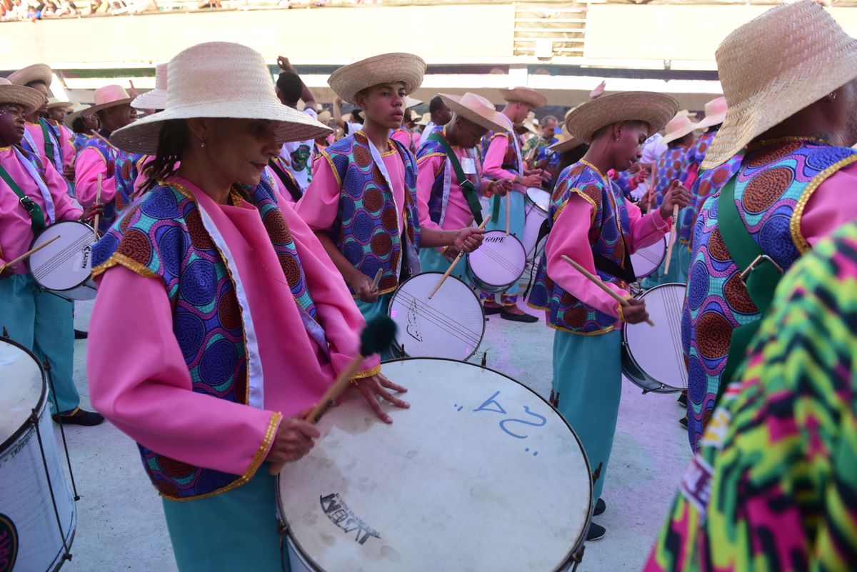 Desfile da Imperatriz do Forte no sambão do povo