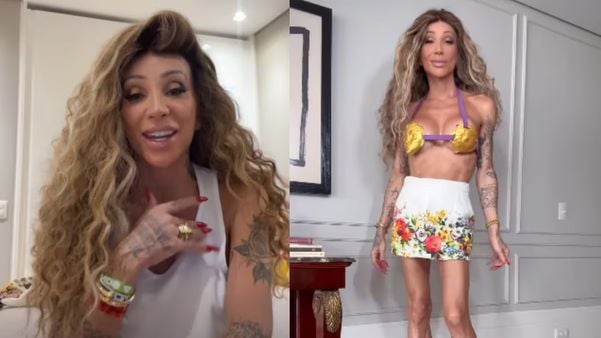Maya Massafera é criticada por magreza e rebate comentários negativos.