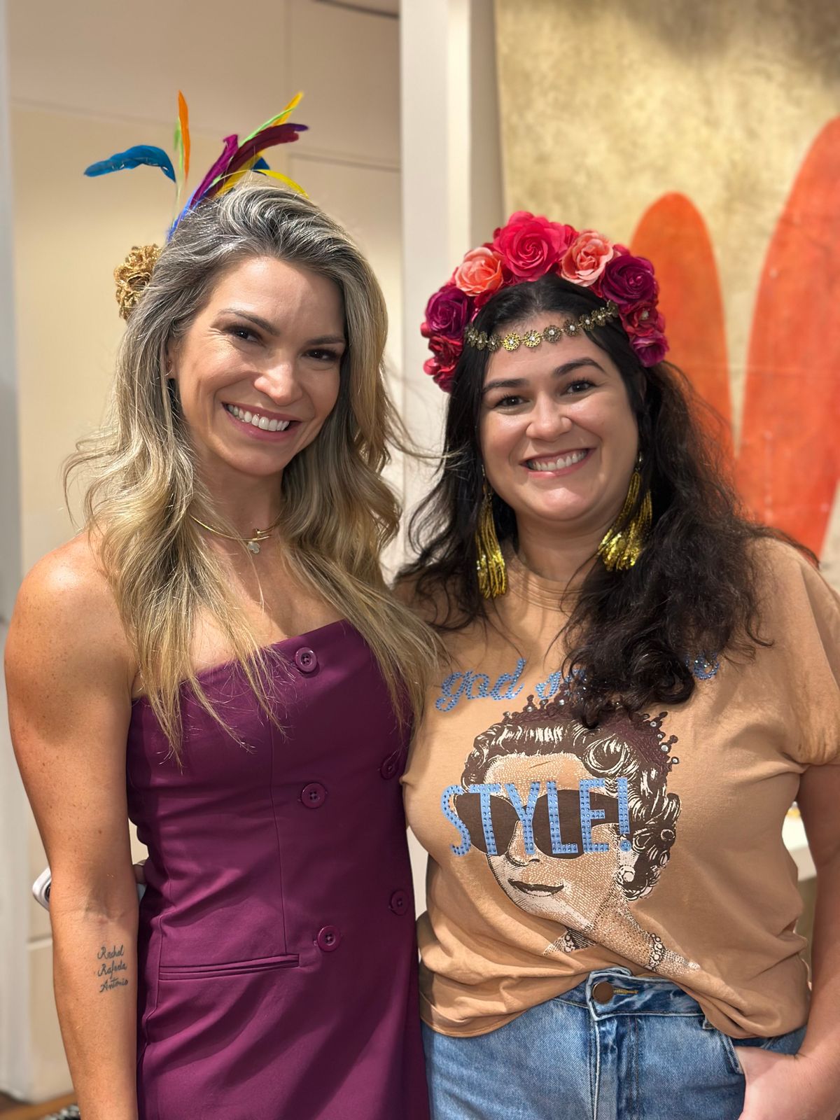 Renata França e Laila Castiglioni