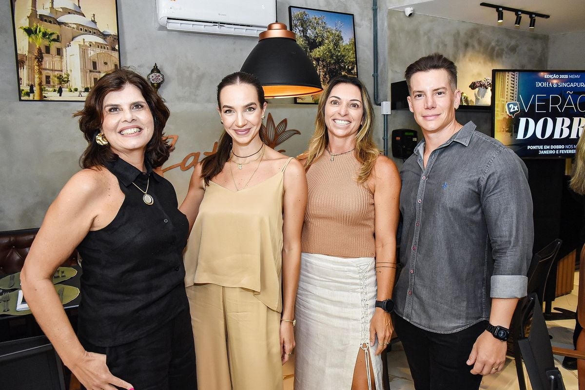 Ruth Rebello, Solana Marianelli, Letícia Finamore e Ricardo Cesconetto