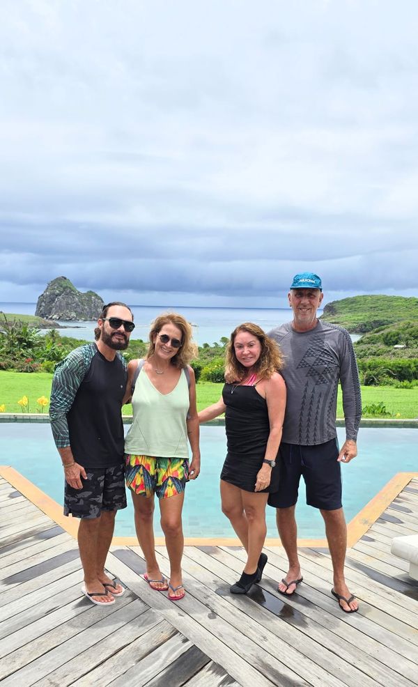 André Poubel, Zezé Monteiro, Rose Frizzera e Karl Piscak