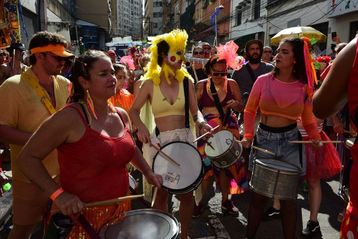 Bloco Vai que Gama, no Centro de Vitória por Ricardo Medeiros