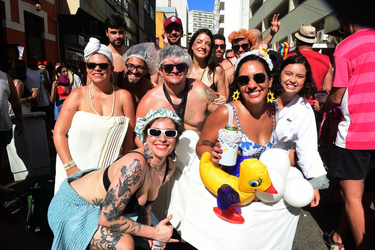 Bloco Vai que Gama, no Centro de Vitória